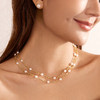 Manreya玛芮雅层韵珠帘满天星长款双层叠戴珍珠项链高级感 商品缩略图4