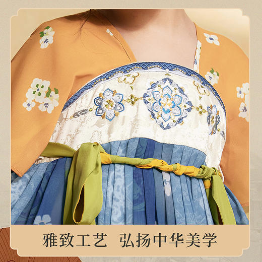 笛莎Deesha观山见女童连衣裙2025秋季女童连衣裙 商品图2