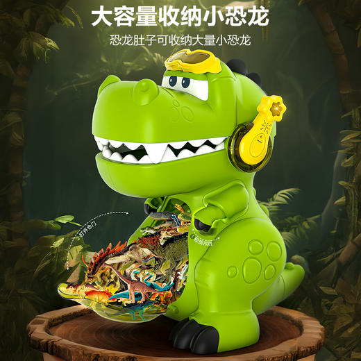 山姆同款小演员大嘴收纳恐龙玩具收纳盒儿童玩具仿真模型男孩女孩礼物 商品图4