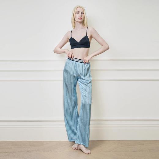Solo seta22姆米女士真丝睡衣桑蚕丝印花衬衫长裤2025丝绸秋新款 商品图3