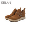 伊伴冬方便魔术贴波嬉风冬日温暖勃肯女时尚休闲鞋B25552730 商品缩略图4
