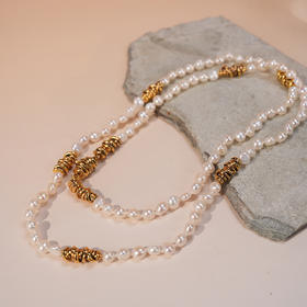 北京仓｜Goossens Paris-RIVIERA-淡水珍珠 长项链［法国设计师］