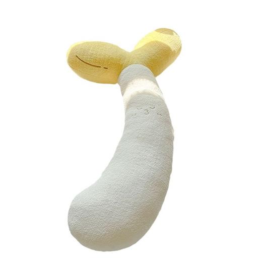 「小红薯同款！可爱豆芽长条抱枕」女生睡觉床上侧睡夹腿靠枕孕妇枕头床头靠垫居家布艺床上用品 商品图4