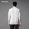 PINLI品立春季新款潮牌半高领长袖T恤男士肌理感纯色休闲上衣B253111023 商品缩略图2