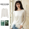 【团购】买一送一 KEMU严选莱赛尔女款正肩圆领羊毛打底衫 商品缩略图2