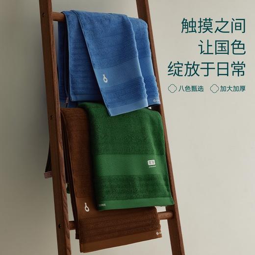 洁丽雅国色弦纹款纯棉毛巾7A抑菌组合家用吸水加厚舒适成人速干款 商品图3