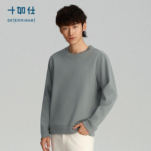 秋冬针织保暖圆领远红外提花卫衣-LS04-02 商品图6