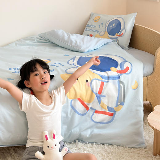 A类全棉40s数码印花卡通儿童幼儿园套件 商品图2