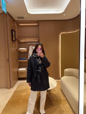 爱马仕 25fw早秋新款 立领拉链中长棉服外套（ZY*MM）