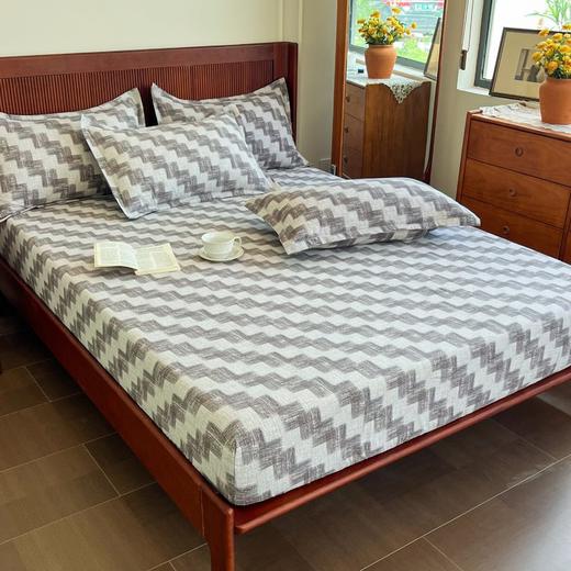 床笠三件套【觅瑾素雅文艺 A类亚麻混纺床笠】 商品图2