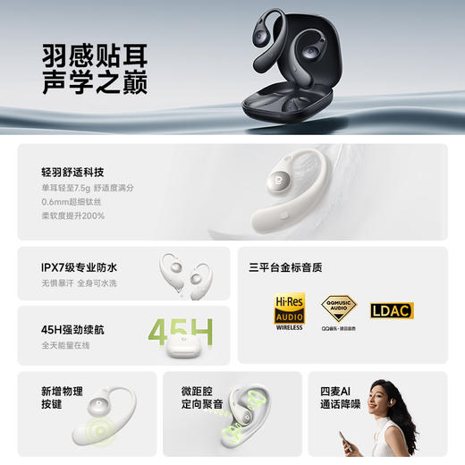 明星同款 倍思 Bass BF1 开放式真无线蓝牙耳机 蜡笔小新联名版 商品图2