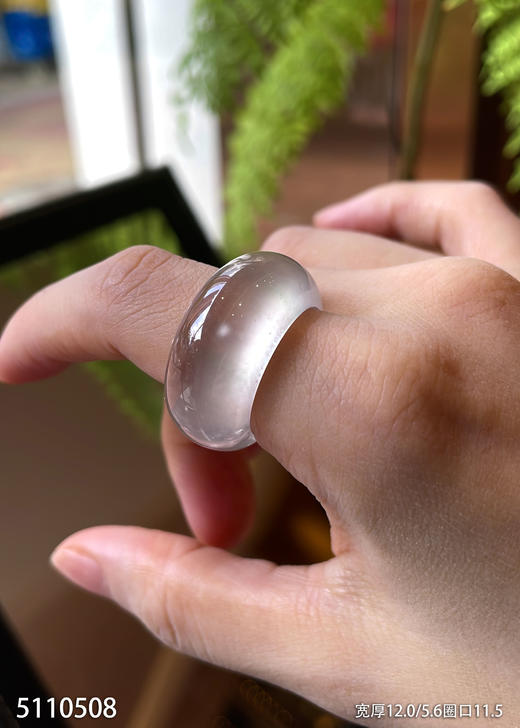 玻璃种木那扳指【5110508】圈口11.5~具体价格微信咨询 商品图4