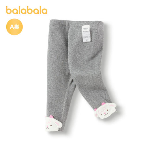 巴拉巴拉儿童加绒打底裤女童保暖冬装长裤柔软舒适可爱萌趣洋气 商品图4