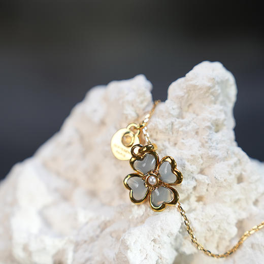 北京仓｜Goossens Paris-Talisman-蓝色 四叶草 项链［法国设计师］ 商品图7