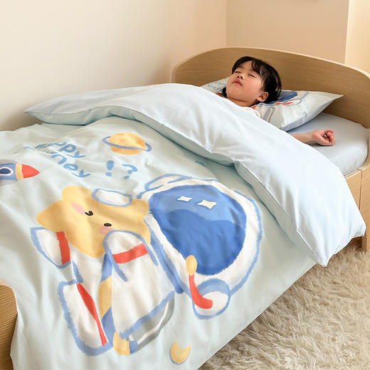 A类全棉40s数码印花卡通儿童幼儿园套件 商品图1