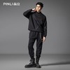 PINLI品立2025秋季新款半高领套头卫衣男嵌线设计宽松休闲上衣潮B253109012 商品缩略图1