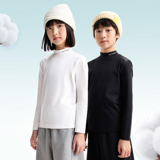 男女童中领长袖针织衫秋季新款安奈儿童装EM531564 商品图2