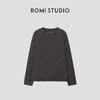 ROMI STUDIO“简约自然”棉质落肩廓形圆领长袖上衣T恤RWCASU5432  商品缩略图1