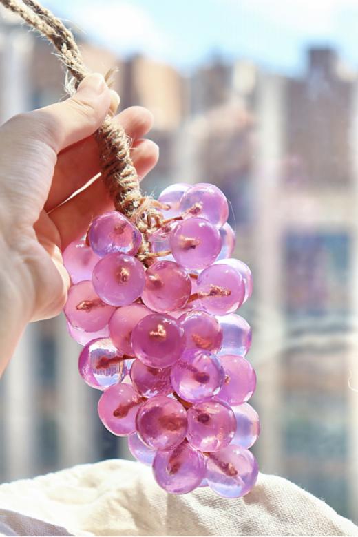 ‼️认准大号水晶葡萄约45颗⭕️教师节/情人节礼物  ❤纯手工定制款🍇【水晶葡萄手工皂】挂浴室水光盈盈，藏衣柜暗香浮动~ 商品图1