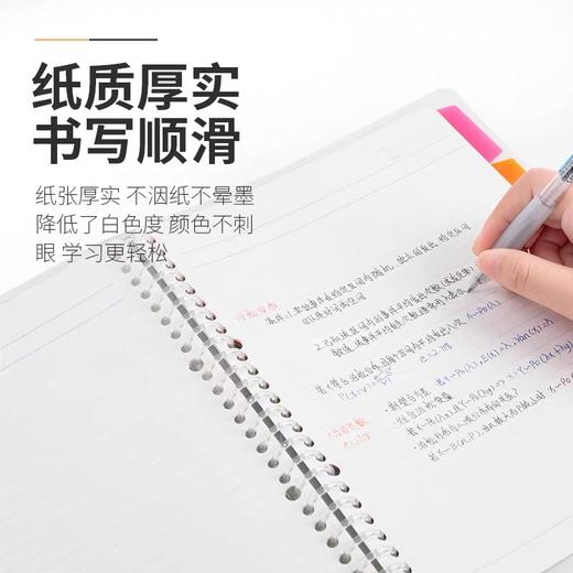 日本国誉kokuyo活页本替芯纸100页横线笔记本26孔20孔内芯B5可拆卸A5替换芯1本 商品图3