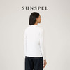 SUNSPEL女士经典款Supima匹马棉Boy Fit宽松长袖经典T恤Midweight 商品缩略图1