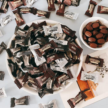 糖田米田 咖啡糖 100g 原味 即食 干嚼咖啡豆糖 特浓压缩糖果 提神醒脑 /休闲食品 /糖果 /功能糖果/压片糖果 商品图4