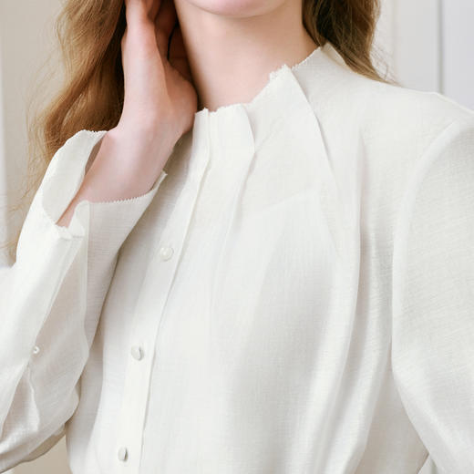 【商场同款】诗凡黎法式小立领衬衫25夏新款吊带两件套3G4120121 商品图3