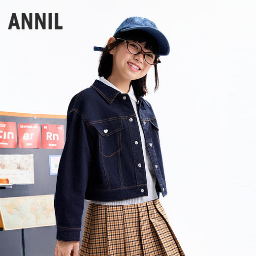 【实体店同款】女童夹克外套秋季新款安奈儿童装AG535006 商品图1