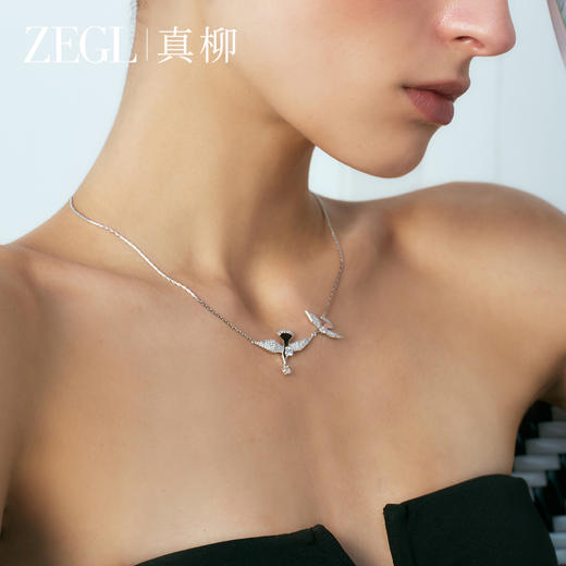 ZEGL设计师系列夏时飞鸟项链高级感轻奢小众锁骨链女款颈链配饰品 商品图1