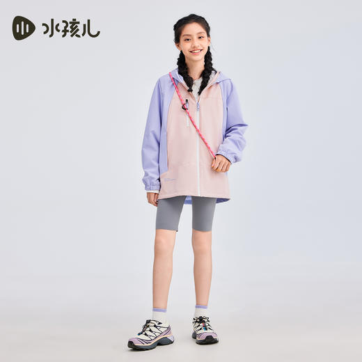 水孩儿童装儿童外套薄绒2025秋季新品中大童防泼水风衣男女童上衣 商品图4