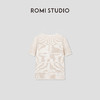 ROMI STUDIO“亨利经典”棉质梭织酵洗立体肌理感短袖T恤RWCAS65078  商品缩略图1