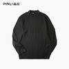 PINLI品立春季新款潮牌半高领长袖T恤男士肌理感纯色休闲上衣B253111023 商品缩略图5