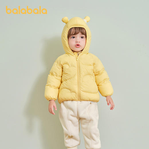 【云优选】巴拉巴拉童装儿童羽绒服男童女童连帽外套2025新款秋冬装宝宝可爱 商品图2
