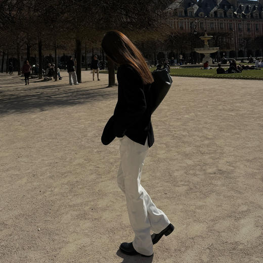 ROMI STUDIO“率性真我”雾面棉感YKK五金洗水牛仔直筒裤RWCSXD1975 商品图1