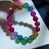 11.8mm单圈荧光彩虹碧玺手串 商品缩略图7