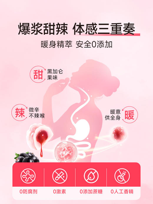 Ameri-Vita 热感补铁软糖 60粒/瓶 儿童孕妇可用补铁（天然辣感 黑加仑口味） 商品图1