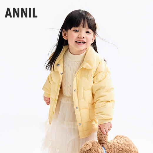 【实体店同款】女童短款羽绒服冬季新款安奈儿童装XG545216 商品图1