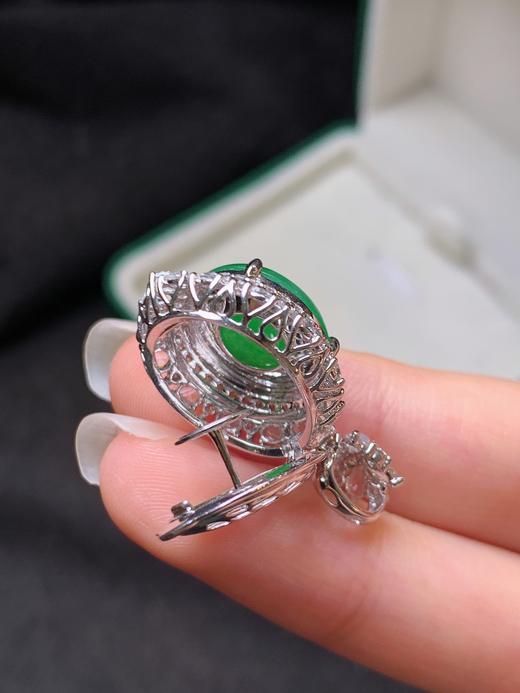 蛋面翡翠吊坠 商品图6