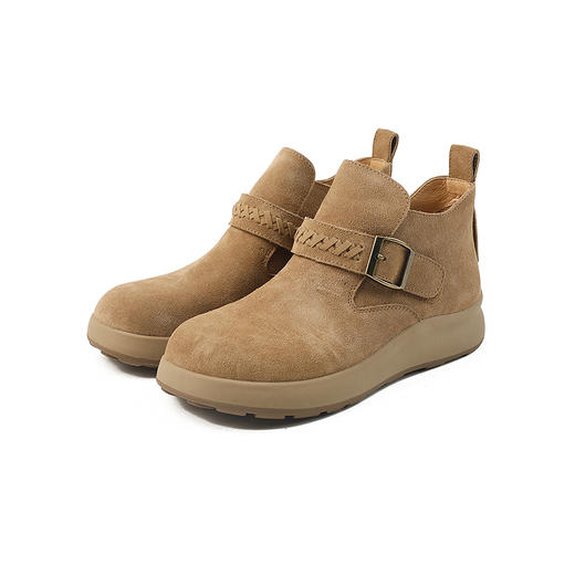 伊伴冬方便魔术贴波嬉风冬日温暖勃肯女时尚休闲鞋B25552730 商品图5