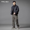 PINLI品立2025秋季新款宽松直筒休闲长裤男士纯色百搭潮流弯刀裤GD253117010 商品缩略图1