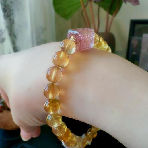 7mm单圈黄碧玺手串 商品图8