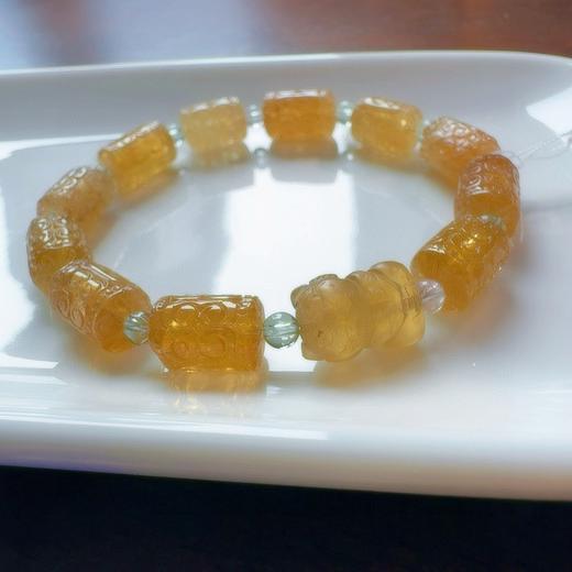 8-12mm单圈回纹碧玺手串 商品图2