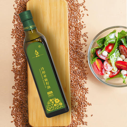 【甄客甄选】亚麻籽油 250ml/瓶*2 商品图1
