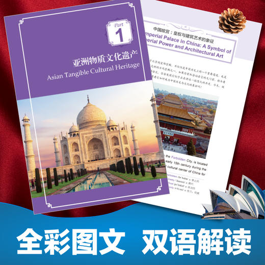 世界文化遗产精选：看人文经典学英文（50大世界文化遗产及人类非物质文化遗产，英汉对照，美音、英音双录音） 商品图3