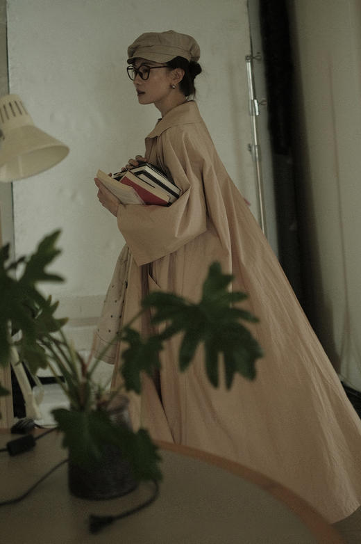 亚麻棉 | 60’s廓形大摆风衣｜内衬超柔长绒棉 商品图7