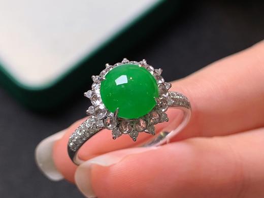 蛋面翡翠戒指 商品图2