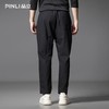 PINLI品立春季新款国潮休闲九分裤男士简约垂感宽松直筒裤子B253117019 商品缩略图3