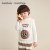 巴拉巴拉balaOne童装儿童马甲2025冬季新款半边绒内搭保暖小背心 商品缩略图2