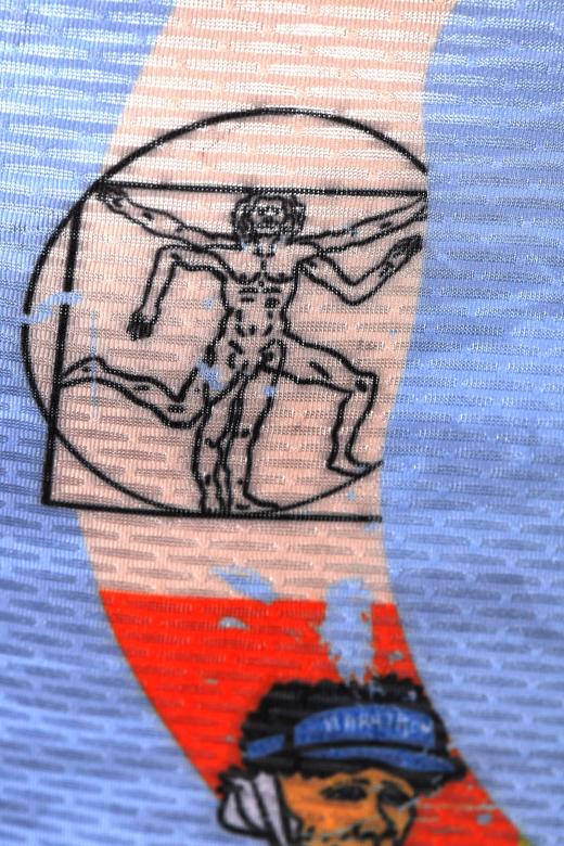 严素跑步TEE,跑步即艺术 RUNNING IS AN ART,男/女款,轻量 短袖T恤 速干快干 严素态度 商品图7