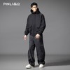 PINLI品立2025秋季新款雪花褶皱宽松工装裤男士潮牌休闲直筒长裤GD253117023 商品缩略图1
